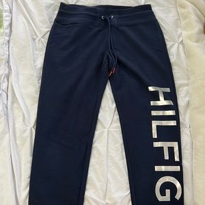 Navy blue tommy hilfiger sweatpants